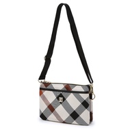 DAKS Beige House Check Lightweight Cross Bag Shoulder Bag Fabric Zipper Bag / from Seoul, Korea