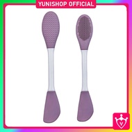 Blackhead Facial Cleansing Brush / 2-Sided Silicone Mask Brush Silicone Facial Make Up Brush 2 in 1 