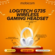 Logitech G735 Wireless Gaming Headset | White Mist RGB | Bluetooth + LIGHTSPEED | Small-Fit Comfort 
