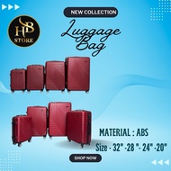 Plain Travel Luggage Bag Full Size Avalable 32",28",24"20inch ABS SUITCASE BAGASI