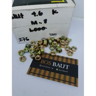 M 8 Yellow Iron Nut - 4.6 Yellow Iron Nut