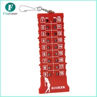 Flameer Mini 18 Hole Golf Score Card Counter Scorer Bag Tag Keychain
