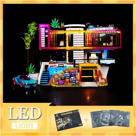 Advanced DIY Led Light Kit For Lego 42639 Andrea's Modern Mansion (Only Led Light,Without Blocks Mod