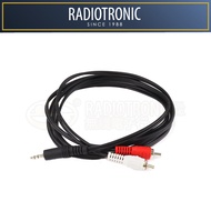 3.5mm Stereo Plug To 2 RCA 3 Meter Cable MC-3376C