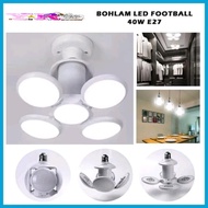 PUTIH LED football light Bulb 40W 28W E27 folding fan Blade Bulb White Lamp unique White Ufo 40W / 2