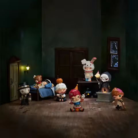 Hirono Monsters Carnival Series Blind Box Tide Play Scene Desktop Decoration Collectible Toys Adult