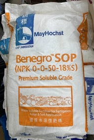 Baja Larut Air Benegro SOP (NPK 0:0:50:18S) Cap Mayhochst (Repack 1kg)