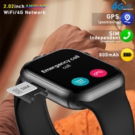 Smart Watch Mobile 4G Independent SIM Phone Card Men Women Fitness Smart Watch GPS Positioning Browse Web Page Watch Video 800 mAh Battery