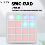 new M-VAVE SMK-25 II MIDI Pad Controller Keyboard USB Mini 25 Key16 RGB Drum Pads8 Knobs and Music P