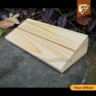 KAYU Wooden Motorcycle Ramp Board Dutch Teak Household Footrest Use 5,5 - 7,5cm