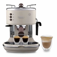 （RM678 COD） only Original DeLonghi ECOV311.BG Vintage Icona Espresso Coffee Machine, Cream