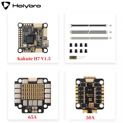 HolyBro Kakute H7 V1.5 Stacks H7 ICM-42688P OSD Onboard Bluetooth W/ Tekko32 F4 50A/ 60A 4in1 4-6S E