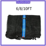 [CUTICATE] Trampoline Net for 6 Poles Space Saving Stability Accessories Safety Enclosure Net Weathe