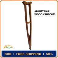 Wood Crutches Saklay na Kahoy Adult Crutches Wood Type Walking Aid Crutches Adult Walker 1 Pair - Ad