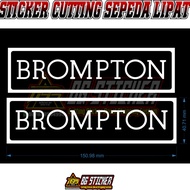 STICKER SEPEDA LIPAT BROMPTON