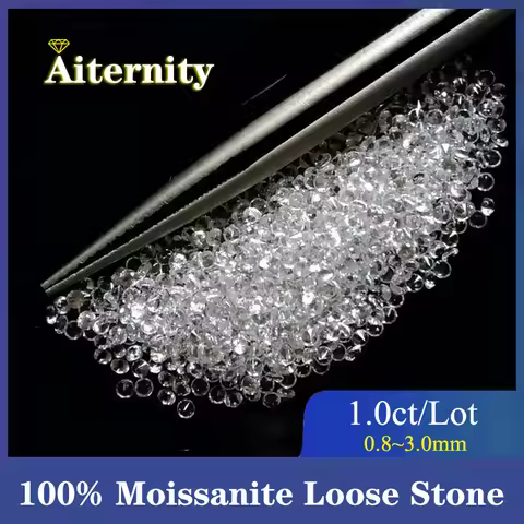 Belgium Antwerp Cut D Color VVS1 0.7mm to 20mm Lab Grown Loose Moissanites Stone Test Positive for J