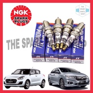TOYOTA LEXUS NISSAN MITSUBISHI SUZUKI NGK SPARK PLUG BKR6EIX11 BKR6E11 4PCS/1SET 100% GENUINE