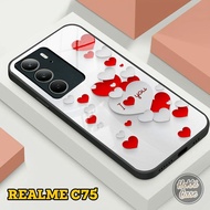Realme C75 Case - Realme C75 Glass Softcase - Latest Realme C75 Casing - Realme C75 Silicone - Realm