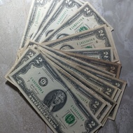 Koleksi Kertas Amerika 2 Dollar Asli (T891)