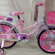 Sepeda Anak Perempuan Sepeda Mini 18 inch ATLANTIS ( PINK )