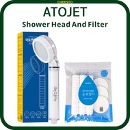 Atojet Shower Head Triple Filter Clean Water Healthy Skin