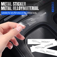 10pcs/Set Car 3D Metal Creative Stickers Waterproof Dirt-proof Stickers Accessories for Jaguar XE XF