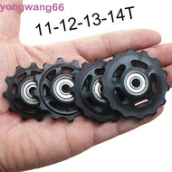 QUESO Bicycle Pulley Wheel Cycling Road Bike Pulley Jockey Wheel 11T 12T 13T 14T Accessories Deraill