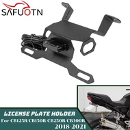 Motorcycle License Plate Holder Bracket Kit for Honda CB125R CB150R CB250R CB300R 2018-2024 Tail Tid