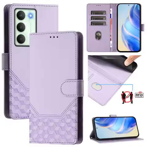 Luxury Honeycomb Leather Case For Coque Oppo A3 A5 Pro 4G 5G oppo A3X A5X A3 A5 Pro 4G 5G Card Walle