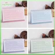 [ERHK-t] 2026 Desk Calendar Large English Calendar Books Annual To Do List Monthly Daily Planner Tim