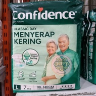 Confidence CLASSIC DAY L Contains 7 Adult Adhesive Diapers