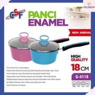 18CM ENAMEL POT GSF G-4118 18CM SOUP POT/ 18CM ENAMEL MILK POT/ 18CM NON-STICK ENAMEL POT/ GSF G 411