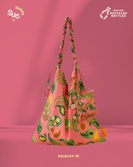 Sue.loveseveryday Buddy Bag - Made from Recycled Bottles - กระเป๋าทรง tote bag สายปรับได้ ผ้าทำจากขว