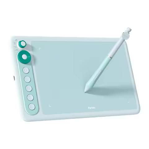 Parblo Intangbo X7 Drawing Tablet 7.2x4.5 inch Graphics Tablets,Digital Drawing Tablet with 6 Custom