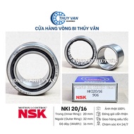 Needle roller bearing, cylindrical roller NKI 20/16 20x32x16; NKI 20/20 20x32x20 NSK brand