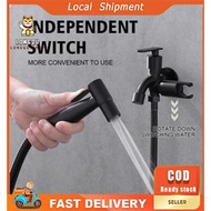 【LONGQU】Bidet spray set bathroom bidet spray stainless steel faucet bathroom Water closet pipeline S