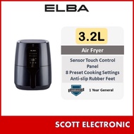ELBA Air Fryer EAF-J3213D(BK) - Touch Control Panel with LED Display - Black (3.2L / 1300W)