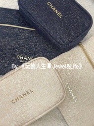 品牌VIP經典贈品MAKE UP系列💯 2023 限量聖誕款 Chanel 香奈兒化妝包 收納包