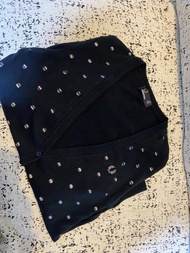 Fred Perry 黑色圓點針織衫
