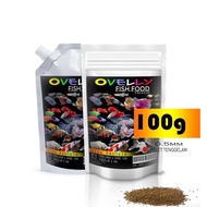 0.5mm Ovelly fish food fish pellets 100g to 1kg good for enlargement and color TN1250