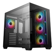 # DeepCool CG530 4F - Mid Tower ATX TG PC Case With 4 ARGB Fan Pre-Installed # [ BLACK / WHITE ]