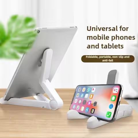 Portable Foldable Tablet Stand Compatible 4"-11" Tablet Phone Desktop Plastic Holder for IPad Xiaomi