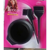 【RFL.RFWT】Hair dyeing brush three-piece set,dyeing comb,dyeing brush set, tools,oiling(3in1bow)