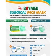 new Masker Hijab Surgical 3ply Baymed 50pcso murah