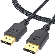 DisplayPort Cable 1.4 3Ft, DP Cables Display Port DP Cord 3 Feet (8K@60Hz, 4K@144Hz, 2K@240Hz, 32.4G