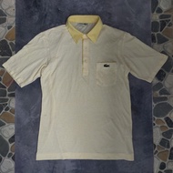 kaos polo poket lacoste second bekas original branded