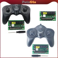 [PETSOLA] RC Car Transmitter 2.4GHz 6CH Controller and Receiver for RC Boat Car Model