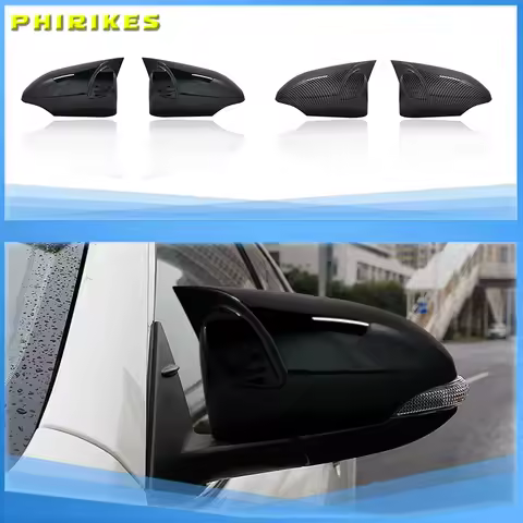 2X Side Rearview Mirror Cover Caps For Toyota CHR C HR C-HR 2017-2021 Car Accessories Rear Side View