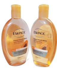 ESKINOL Facial Deep Cleanser Papaya Smooth White with Pure Papaya Extract (2 pieces x 225 ml)