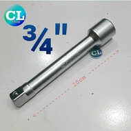 MATA 3/4" JUMBO SOCKET EYE CONNECTION 3/4in shock extension bar adapter 3/4inch length 8" 20cm